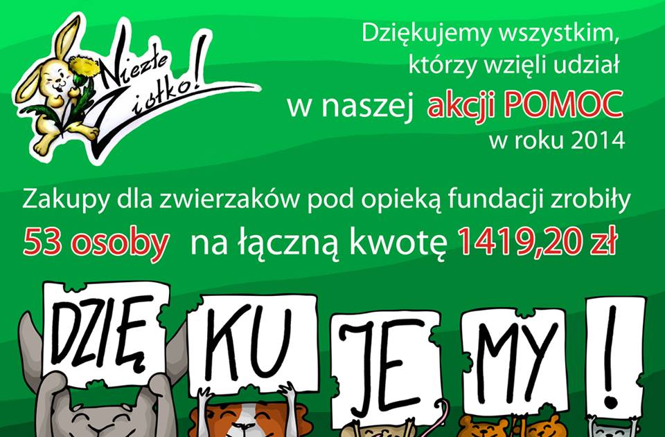 Pomoc gryzoniom - Niezłe Ziółko, Fundacja Królewska, Viva Gryzonie, SPK, SPŚM