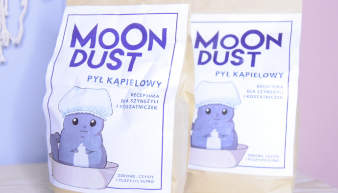 pył kąpielowy dla szynszyli moon dust - blog o szynszylach